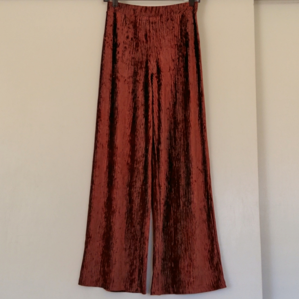Banana Republic High Rise Wide Leg Plisse Pant